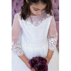 Ivory Handmade First Holy Communion Dress Style VIOLA