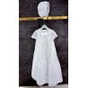 SARAH LOUISE WHITE BABY GIRL CHRISTENING DRESS 3 PIECE STYLE 001129