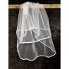 White First Holy Communion Veil 2125