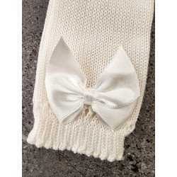 IVORY BABY GIRL KNEE CHRISTENING/BAPTISM SPANISH SOCKS STYLE 2.551/2