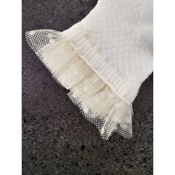 IVORY BABY GIRL CHRISTENING/BAPTISM SPANISH SOCKS STYLE 2.465/4