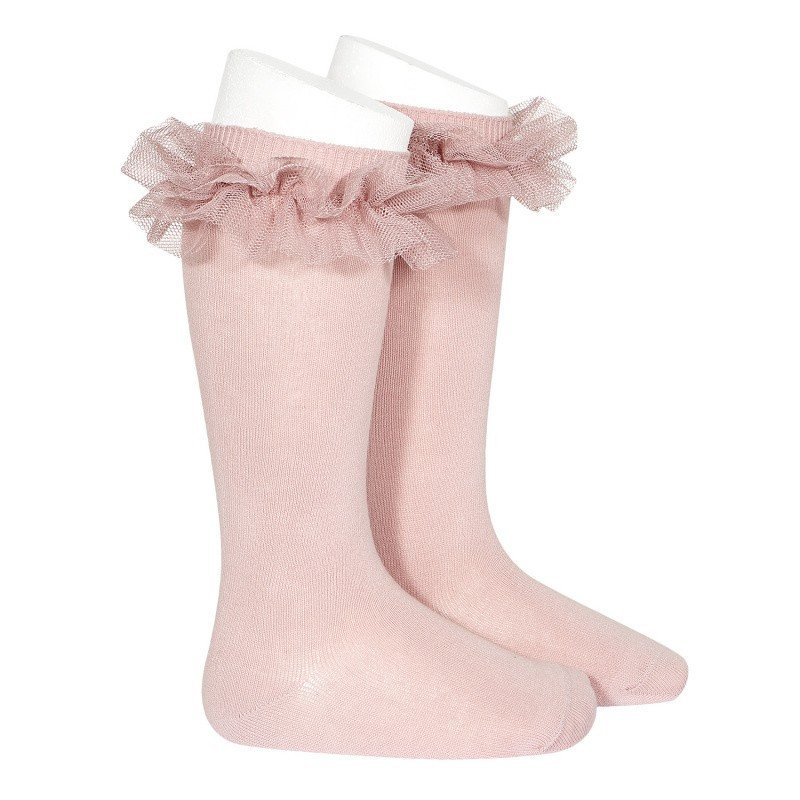 Pink Confirmation Socks Style 2.494/4