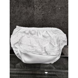 WHITE BABY GIRL CHRISTENING KNICKERS STYLE FP07-SW