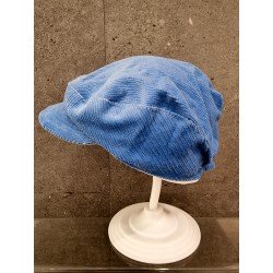 BLUE CORDUROY BABY BOYS CHRISTENING/SPECIAL OCCASION HAT STYLE HAT 014