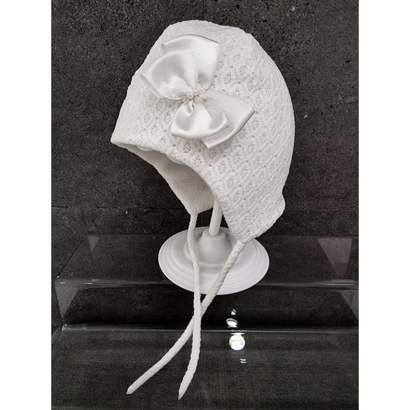 White Baby Girl Christening Hat Style HAT 024