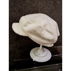 IVORY CORDUROY BABY BOYS CHRISTENING/SPECIAL OCCASION HAT STYLE HAT 029