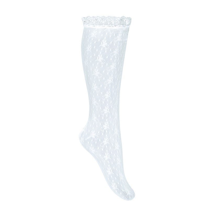 White First Holy Communion Spanish Knee Socks Style 4.502/2