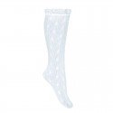 White First Holy Communion Spanish Knee Socks Style 4.502/2