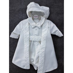 Baby Boy White 3 Piece Christening Outfit Style 2664