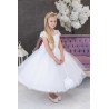 HANDMADE FIRST HOLY COMMUNION DRESS STYLE T-947