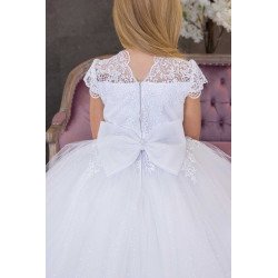 HANDMADE FIRST HOLY COMMUNION DRESS STYLE T-947