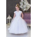 HANDMADE FIRST HOLY COMMUNION DRESS STYLE T-958