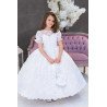 HANDMADE FIRST HOLY COMMUNION DRESS STYLE T-957