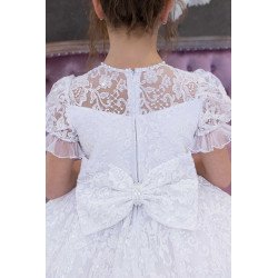 HANDMADE FIRST HOLY COMMUNION DRESS STYLE T-957