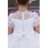 HANDMADE FIRST HOLY COMMUNION DRESS STYLE T-957