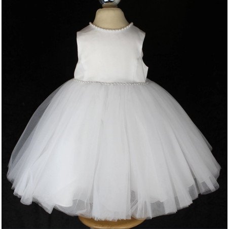 Sarah Louise White Christening Dress Style 070139