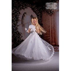 Sweetie Pie First Holy Communion White Dress Style 4078