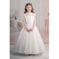Sweetie Pie First Holy Communion White Dress Style RB638
