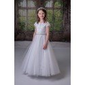 Sweetie Pie First Holy Communion White Dress Style 4001