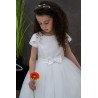 Sarah Louise White First Holy Communion Dress Style 090057