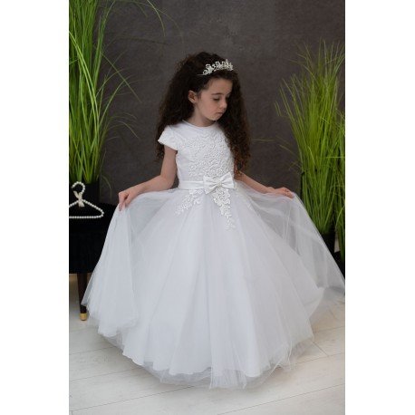 Sarah Louise White First Holy Communion Dress Style 090068