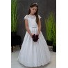 White Handmade First Holy Communion Dress Style ASHLING