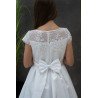 White Handmade First Holy Communion Dress Style ASHLING