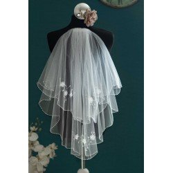 White First Holy Communion Veil Style CV150
