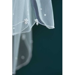 White First Holy Communion Veil CV176