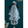 White First Holy Communion Veil Style 2058