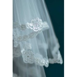 White First Holy Communion Veil Style 2058