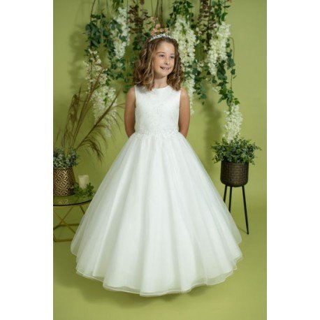 LINZI JAY WHITE FIRST HOLY COMMUNION DRESS STYLE JOLIE