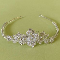 Silver First Holy Communion Tiara Style LM170SI