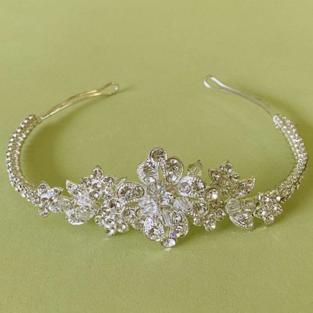 Silver First Holy Communion Tiara Style LM170SI