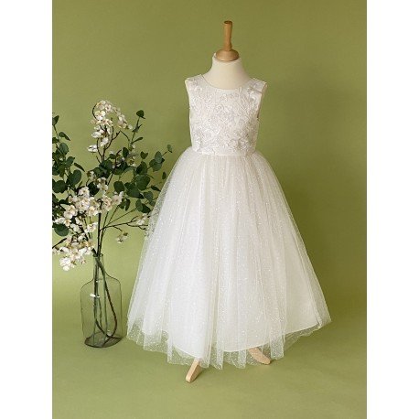 LINZI JAY IVORY FIRST HOLY COMMUNION DRESS STYLE MF607IV