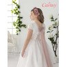 Carmy Handmade Ivory/Pink First Holy Communion Dress Style 2108