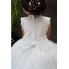 HANDMADE WHITE FIRST HOLY COMMUNION DRESS T-112