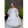 HANDMADE WHITE FIRST HOLY COMMUNION DRESS T-110