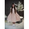 Peach Confirmation Dress Style FA04