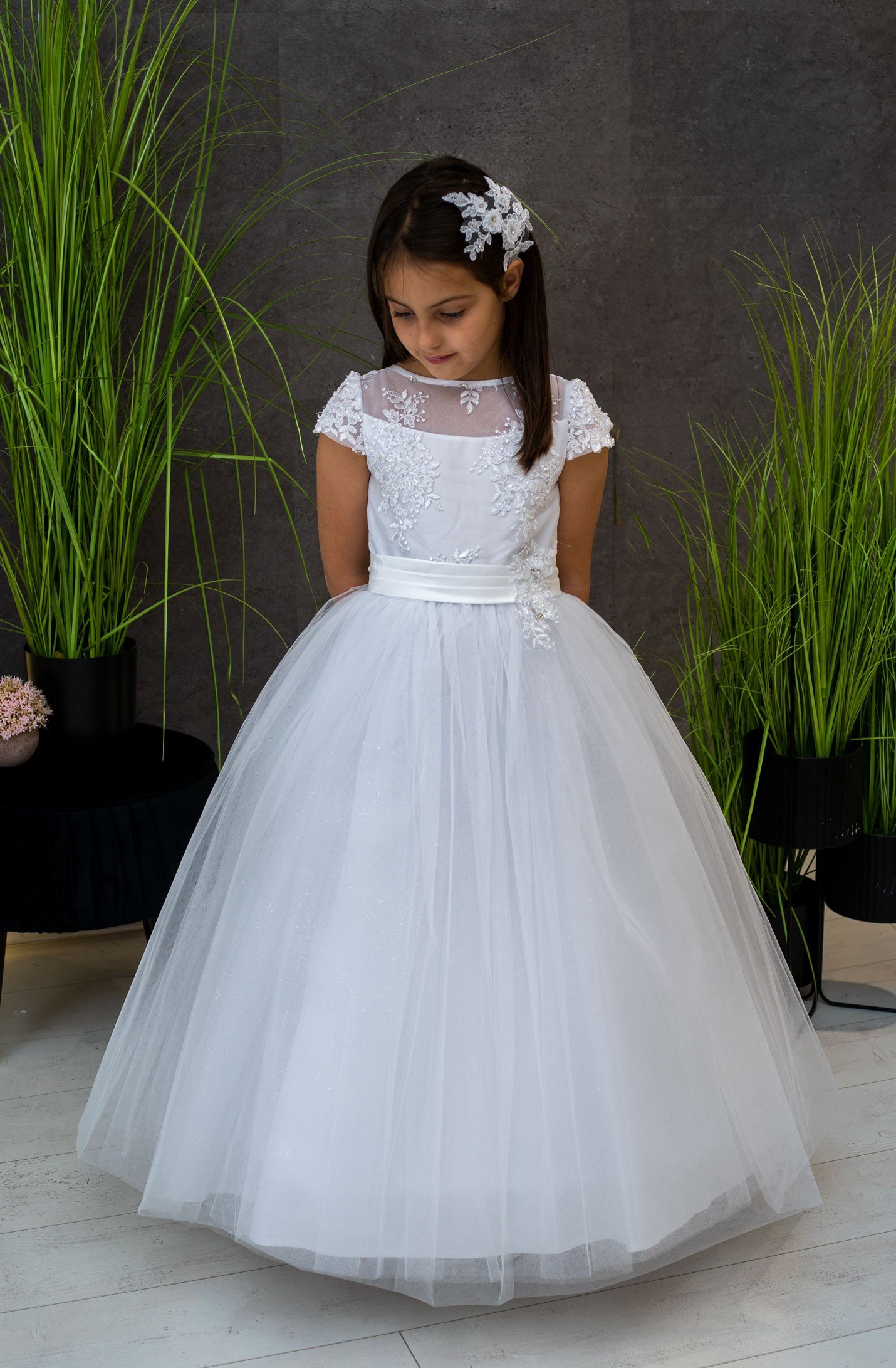 Eugenia Holy Communion Dress – Tres Elegant