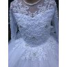 HANDMADE WHITE FIRST HOLY COMMUNION DRESS STYLE T-964