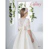 CARMY HANDMADE IVORY/PINK UNIQUE FIRST HOLY COMMUNION DRESS STYLE 2303 EP