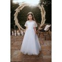 White First Holy Communion Dress Style GEA