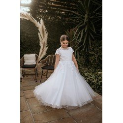 White First Holy Communion Dress Style FEE