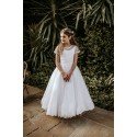 White First Holy Communion Dress Style GESO
