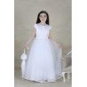 First Holy White Communion Dress Gladioli