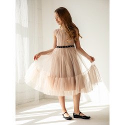 Beige Confirmation Dress Style 2W-04C