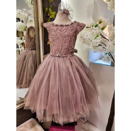 Dusky Pink Flower Girl/Special Occasion Dress Style 2620