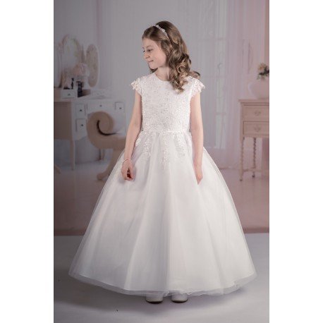 Sweetie Pie White First Holy Communion Dress Style RB630