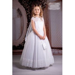 SWEETIE PIE WHITE FIRST HOLY COMMUNION VEIL STYLE 4075